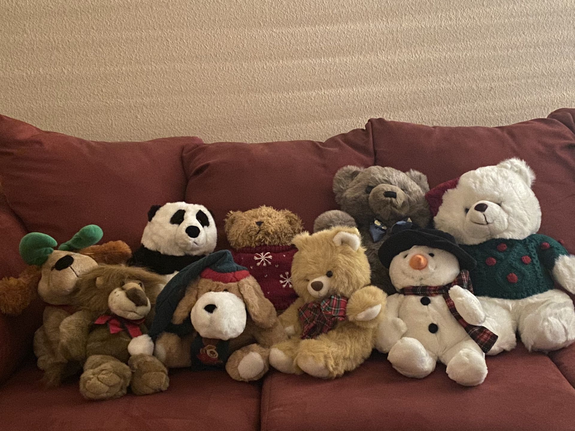 Stuffed Bears for Christmas