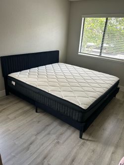 King Bed Frame & Mattress