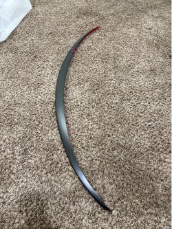 Tesla Model Y carbon fiber matte spoiler
