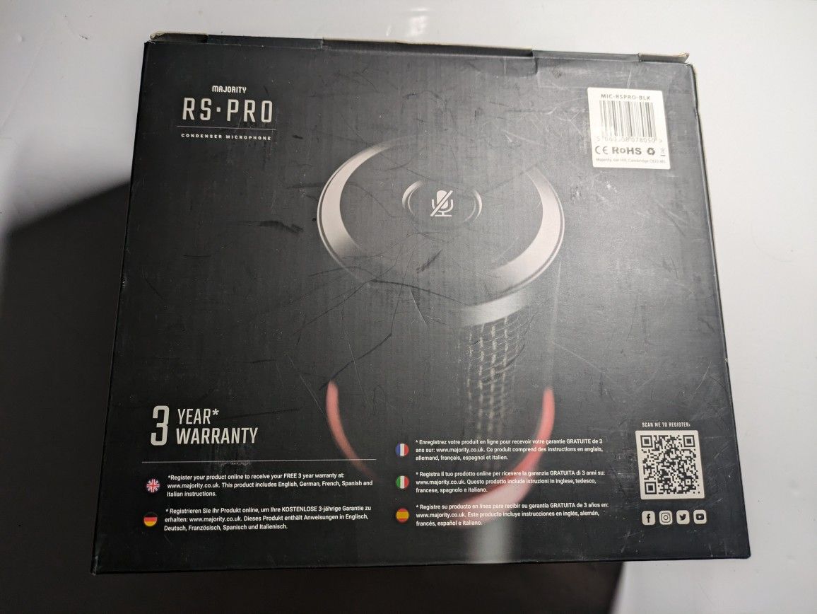 Majority USB Streaming Microphone New