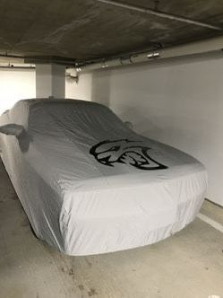 Challanger Hellcat Cover With Sysmbol