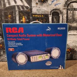 Rare RCA RS2035RD CD-R/CD-RW Bookshelf System