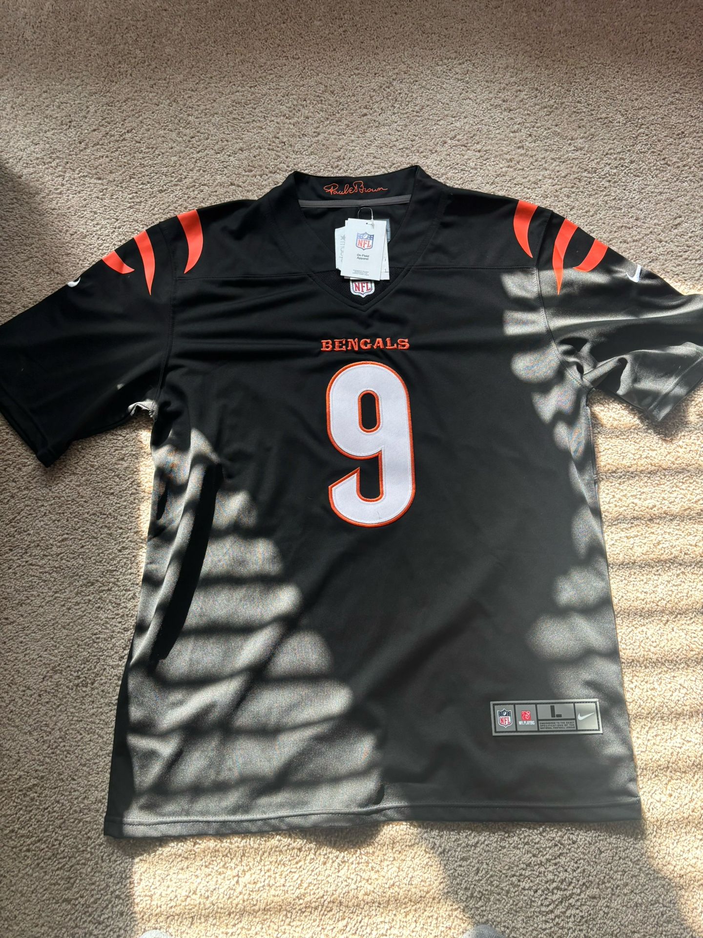 Joe Burrow Bengals Jersey Size L