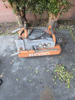 Ridgid Wheel Barrel Compressor.