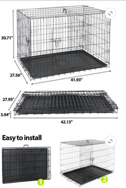 Large dog cage