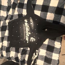 Black  Hell Star Hoodie 