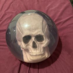 Skull Bowling Ball