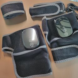 Two Pack Set Cordless Vibration Massager Heated For Knee Shoulders, Back Elbow Neck New digital 