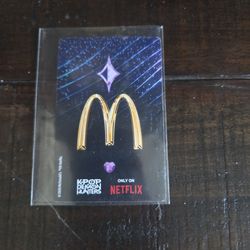 K Pop Demon Hunters McDonald's Collab Card