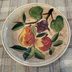 Vintage MG The Ironstone China Fruit Bowl Pottery 9 3/8”