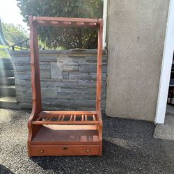 Wood Rack - Fishing Rods