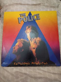 Original 1980 The Police Zenyatta Mondatta A&M Records Vintage US Vinyl Press Lp Near Mint