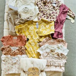 Baby Girl Clothes 0-12 Months