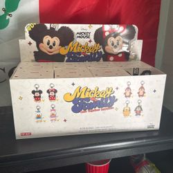 Authentic Pop Mart Micky Family Cute Together Keychains