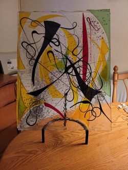 Large Rick Smukler Fused Glass Panel - Fine Art