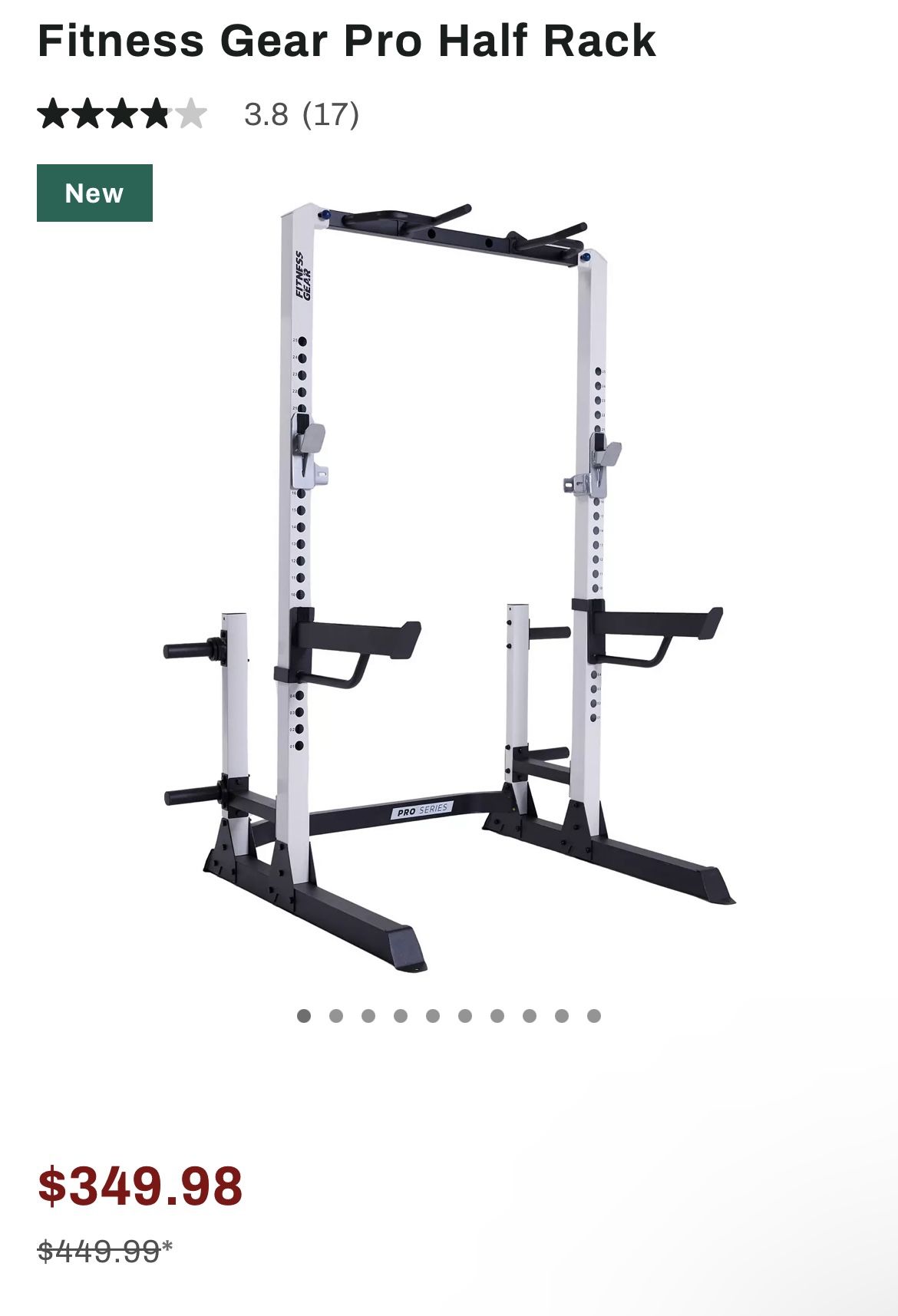 Squat Rack And Barbell Set