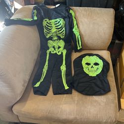 Glow In The Dark Skeleton Halloween Costume