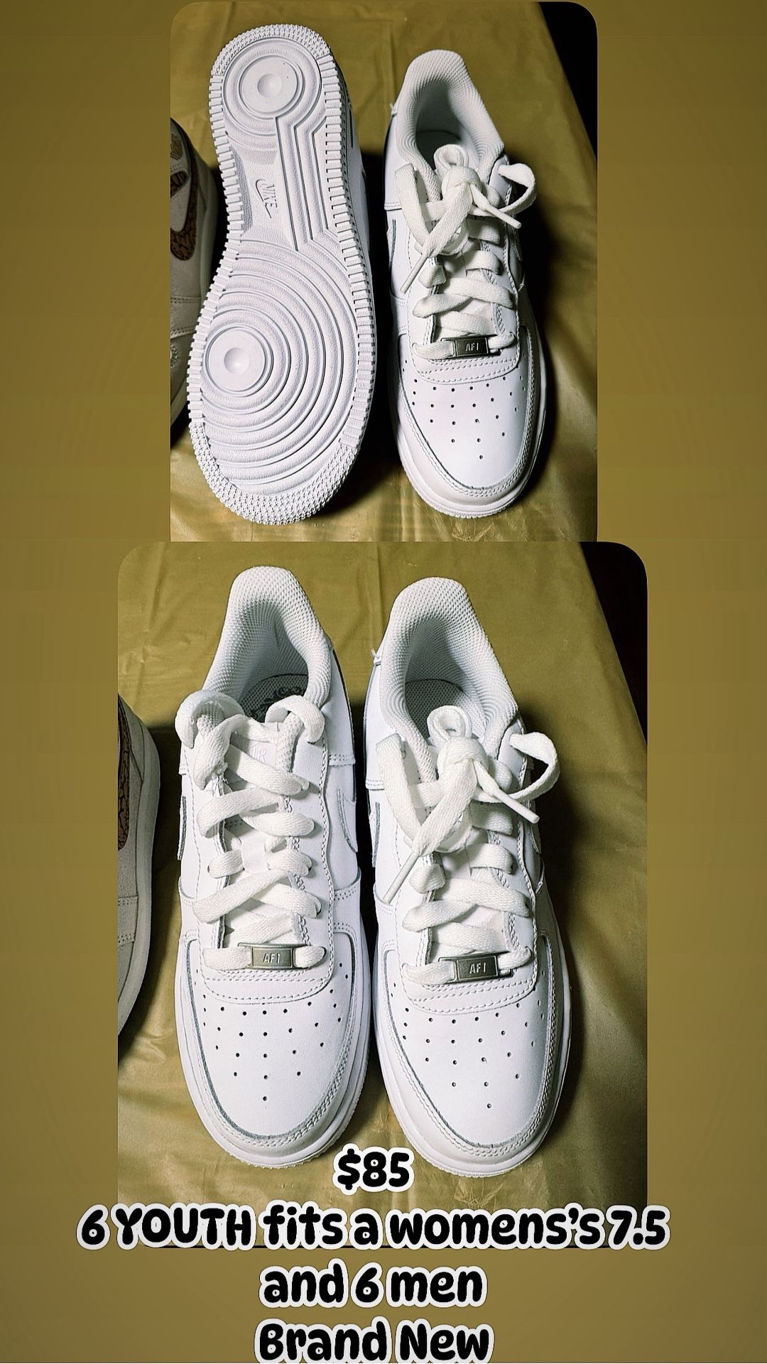 Air Force 1s 6 Youth