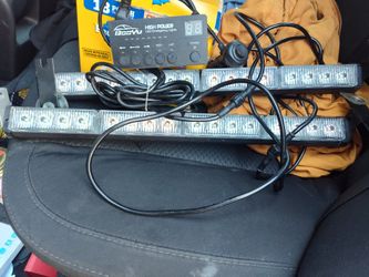 Security Lights Orange And White 