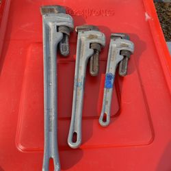 RIDGID ALUMINUM PIPE WRENCHES 
