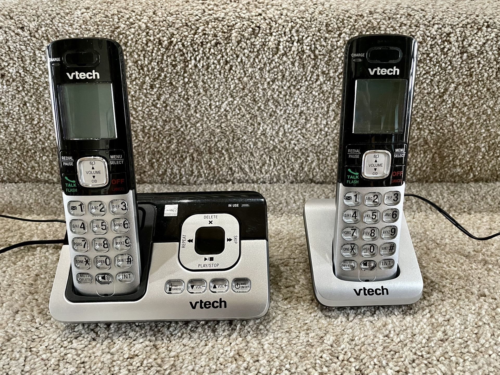 Vtech Wireless Home Telephone / Voicemail / 2 Handset