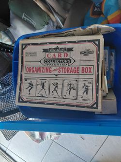 Collector sports cards have a ton of boxes full worth 20,000