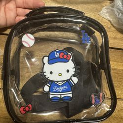 Clear Hello Kitty Dodgers Stadium Bags