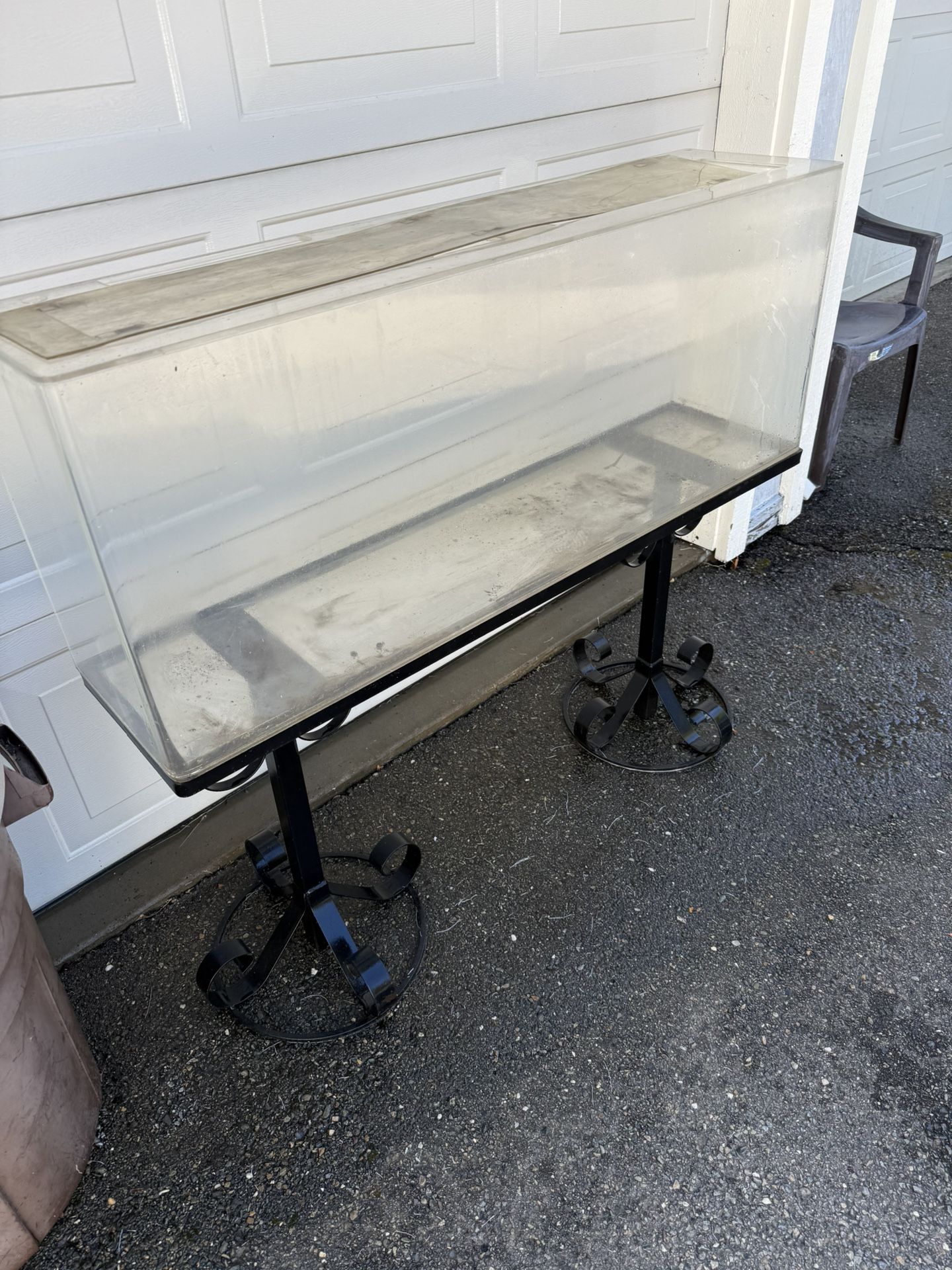 55 gl fish tank and stand