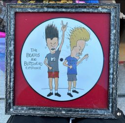 Beavis & Butthead Record Album Professionally Framed