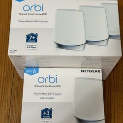 netgear orbi ax4200, Mesh Network, 3 Satellites, 1 Router 