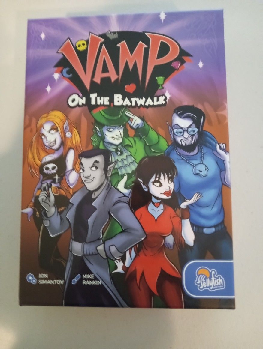 VAMP ON THE BATWALK CARD BOARD GAME