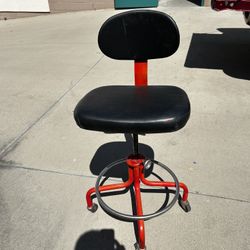 Vintage Industrial work bench stool