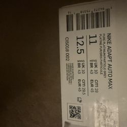 Nike Adapt 11.5 Used- Box And Charging Gear 
