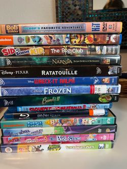 Kids DVDs $2 each or 3/$5