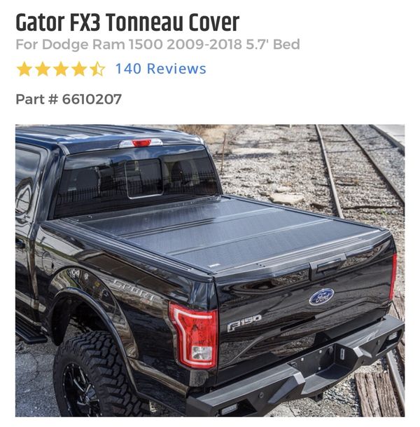New Gator Fx3 Tonneau Cover For Dodge Ram 1500 2009 2018 5 7 Bed Open Box For Sale In Mckinney Tx Offerup
