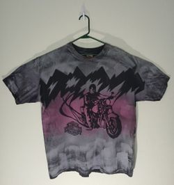 Harley-Davidson adult Graphic T-Shirt Gray, black and Pink size XXL