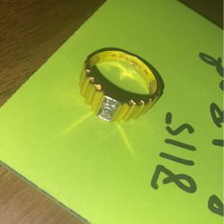 14k Diamond Ring Size 10