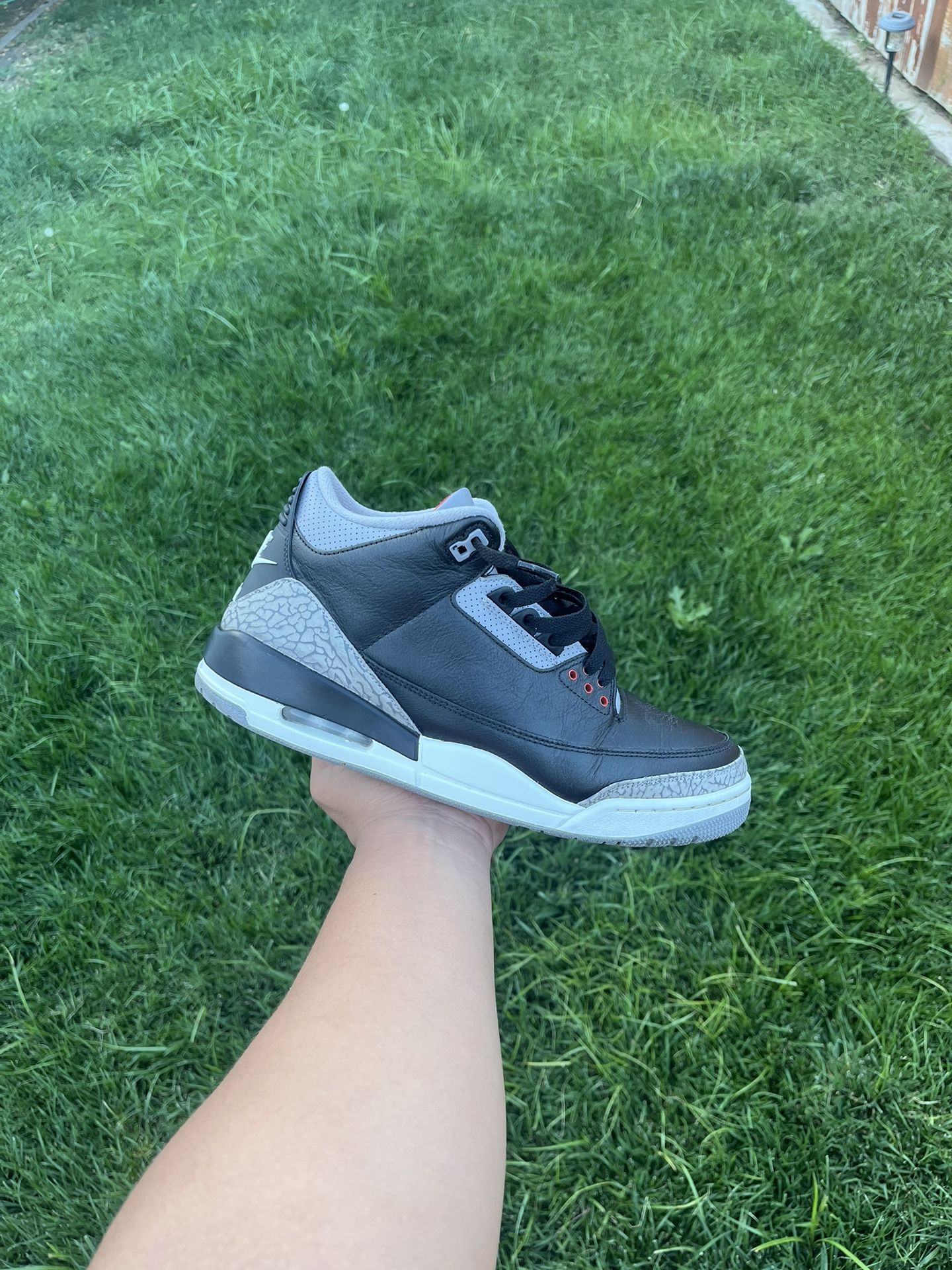 Jordan 3 Black Cement 2024 Size 12
