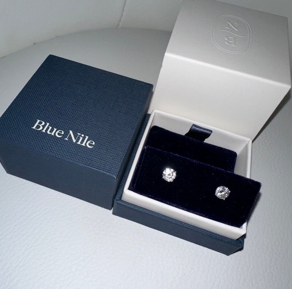 Blue Nile Diamond Earrings