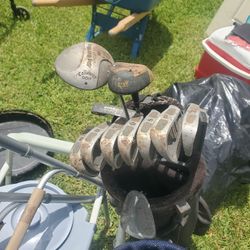 Golf Clubs And Balls