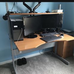 Only Table And Cabinet