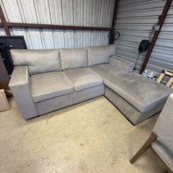 Modern Gray Sectional Couch - Delivery Available!