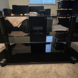 Tempered Glass TV Stand