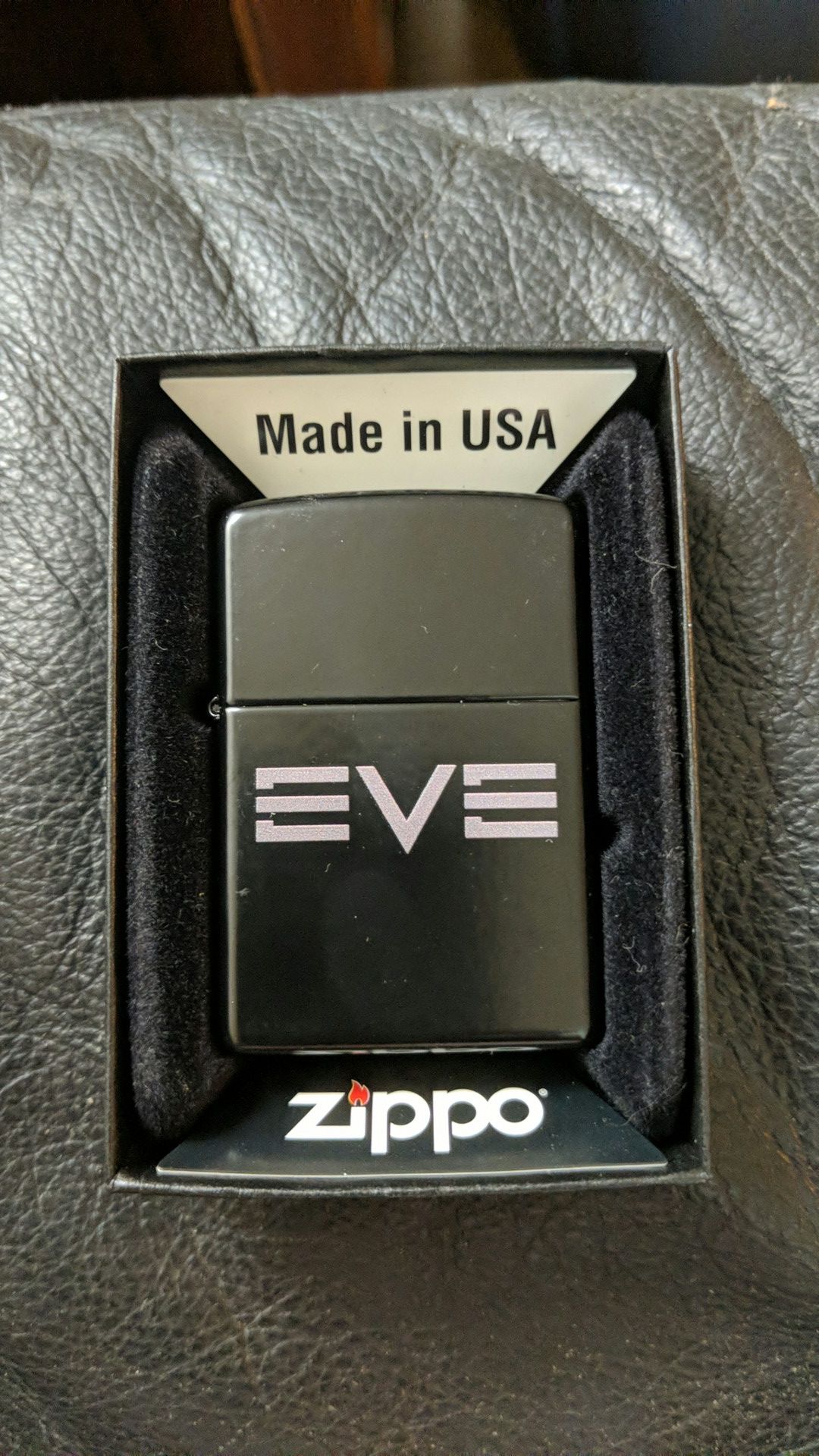 Collectible Zippo "EVE" Lighter.