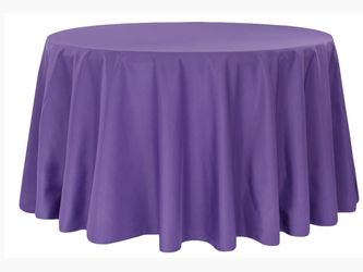 Renta de manteles redondos y rectangulares en diferentes colores..