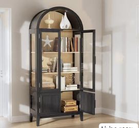 Wood Cabinet Black