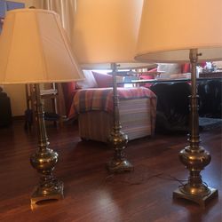 Stiffel Lamps - 3 Authentic 70’s Beautiful Lamps