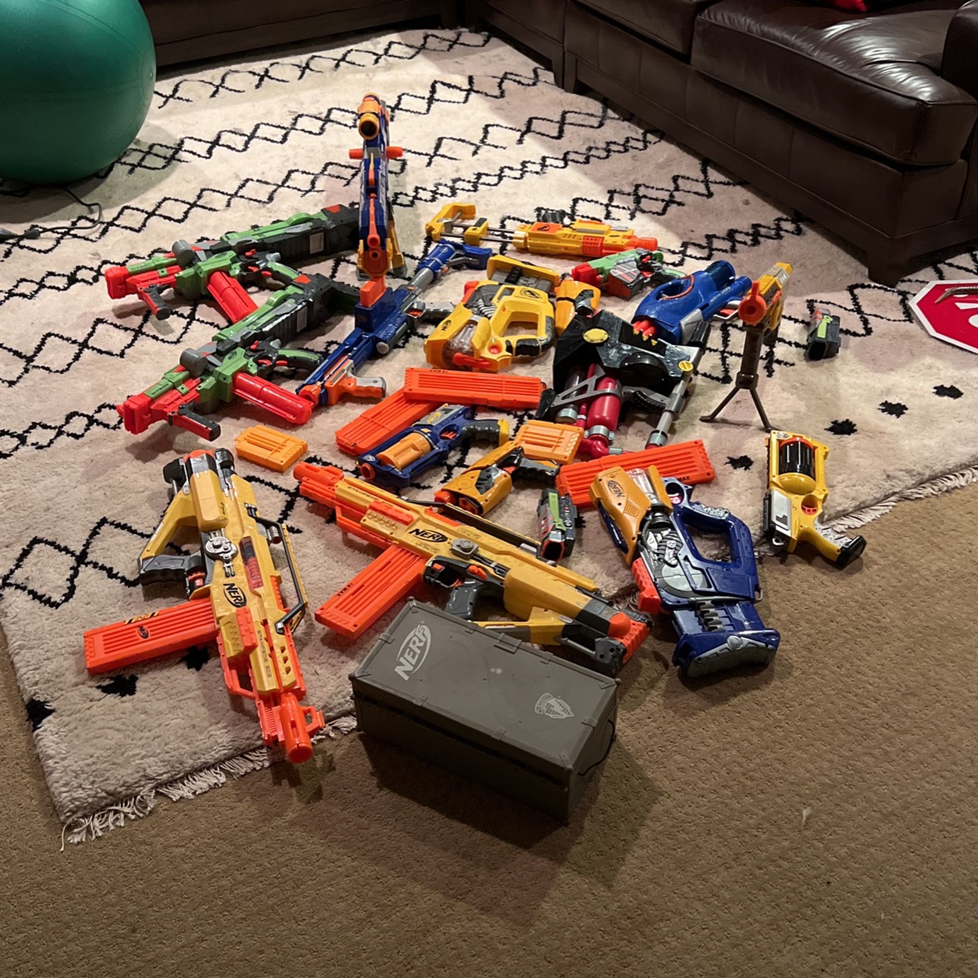 Entire Nerf Gun Collection