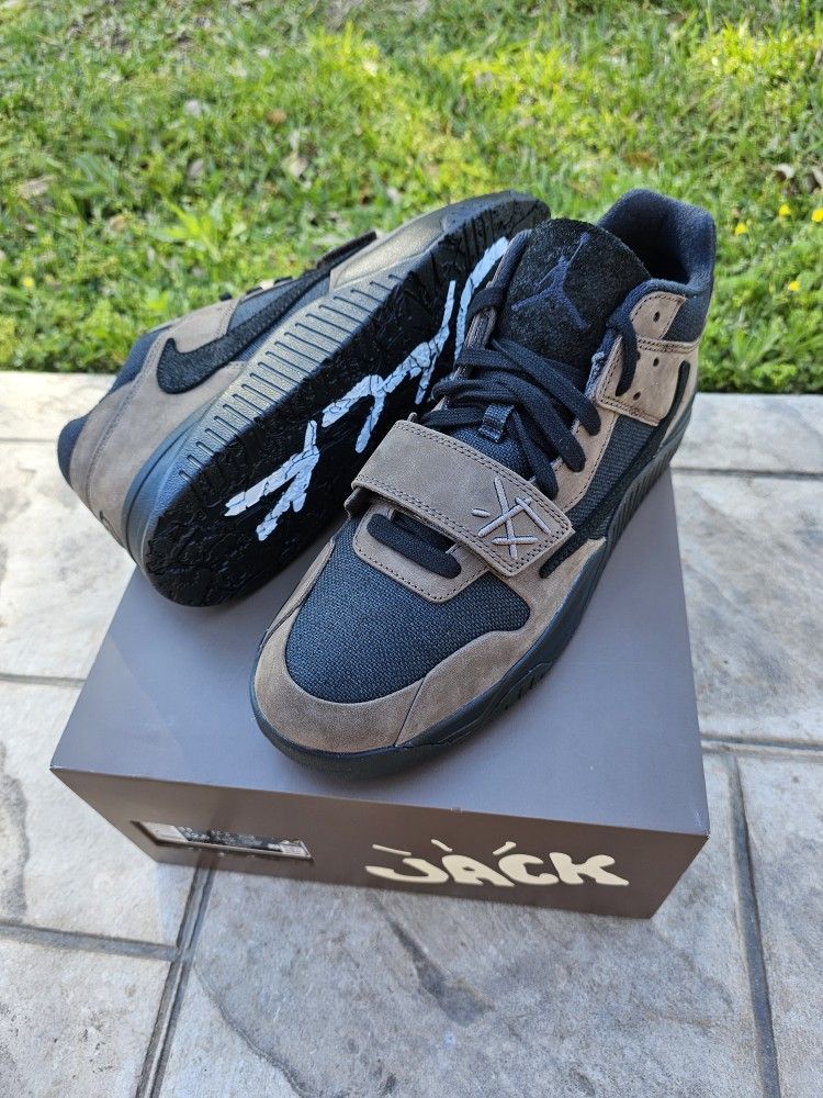 Travis Scott X Jumpan Jack Dark Mocha Sz 11 DS