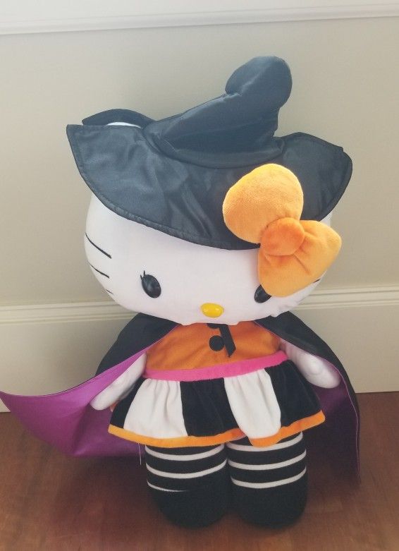 Hello Kitty Halloween Witch Large $40